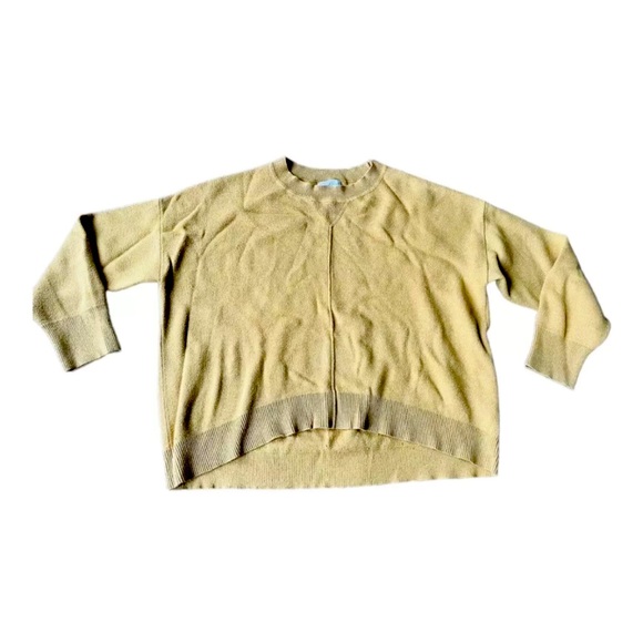 Marigold Yellow Sweater Crewneck Pullover Size Medium By Universal Threads - Picture 1 of 8